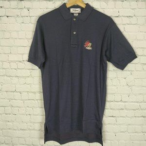 Titleist by Corbin Indian Logo Navy Polo Small